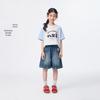 Xiao Yin Man Girls' Antibacterial Ice-Feel Cotton T-Shirt