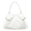Star Print Tote Bag for Women Fashion Handbag with Star Charm Drawstring Detail