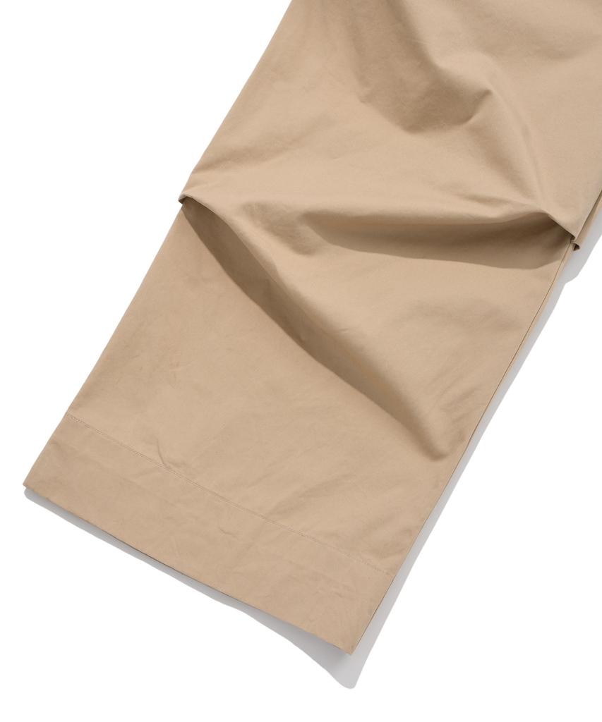 FALLETT Wide Parachute Pants Beige