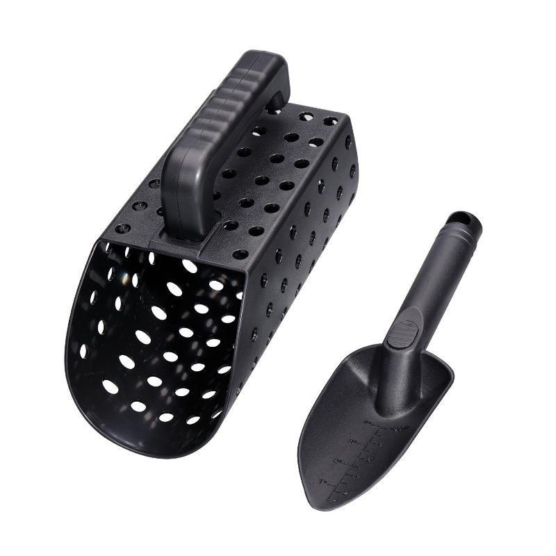 1SET ABS sand scoop sand bucket metal detector filter sieve beach tool