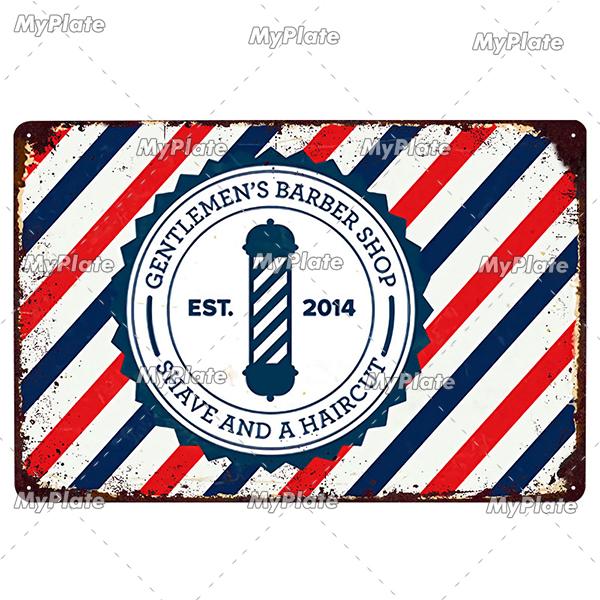 Profession Barber Vintage Metal Sign Tin Sign Vintage  Decoration Plaque Home Wall Decor Bar Sign Home Decor Poster Custom