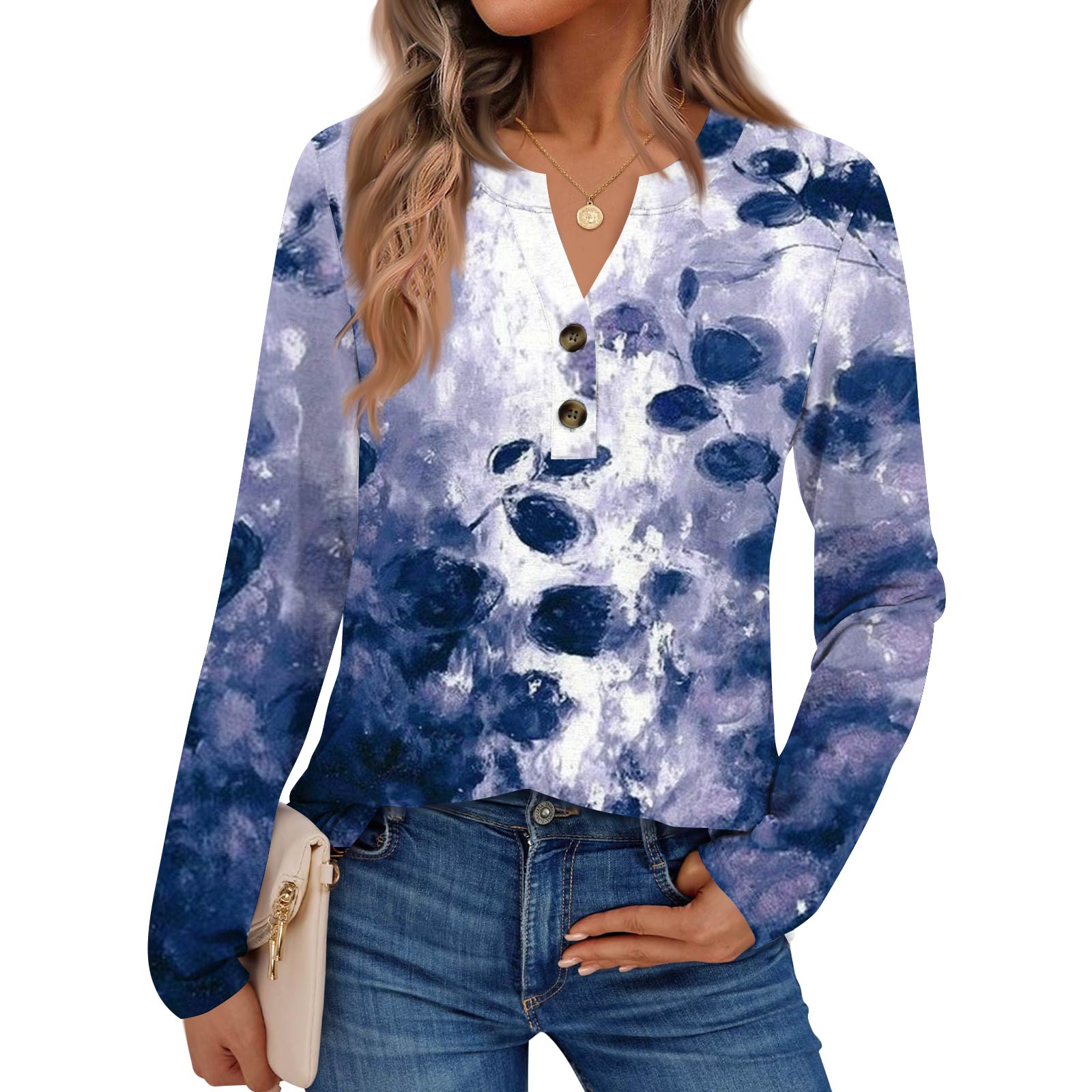 

Женские рубашки с принтом, с длинным рукавом, элегантные повседневные топы, модные рубашки, топы XXL синий