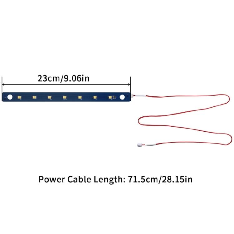 Advanced 24V Led Light Bar for AD5M 3D Printers Consistent Lighting in 3D Printing Projects