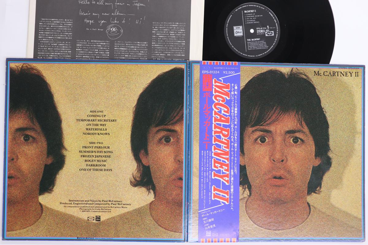 

LP Record PAUL MCCARTNEY - McCartney II EPS81324 MPL 1980 Japan Obi Rock Used