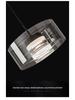 2025 Modern Minimalist Glass Pendant Light with Adjustable Height for Dining Table or Bar