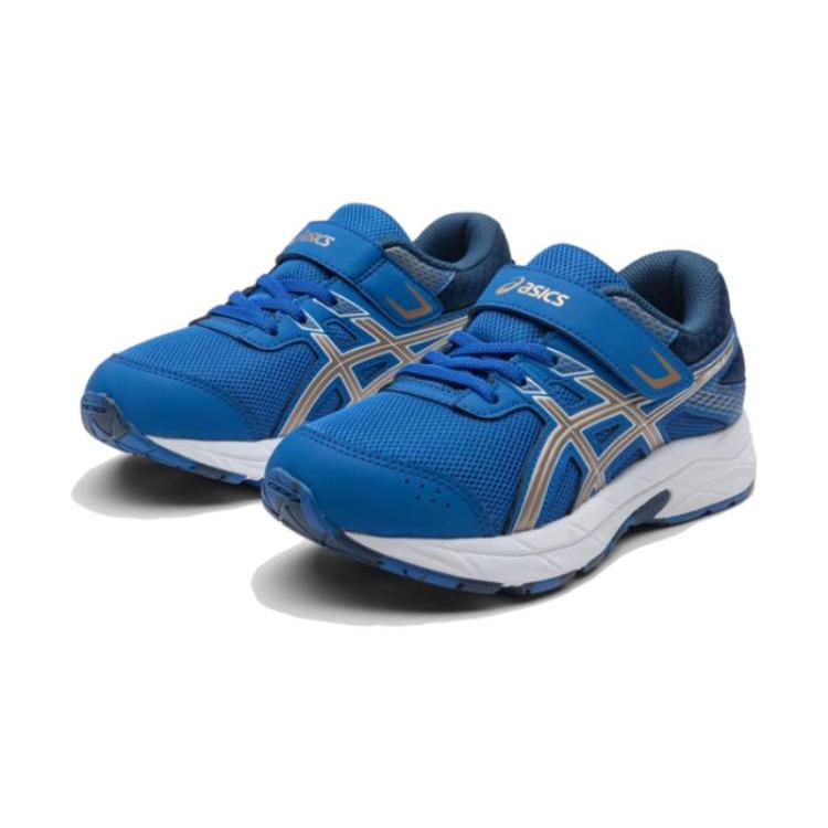 Asics RUNNING KIDS Contend Cushioning Breathable Low top Kids' Running Shoes Blue Kids' 1014A320-400