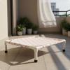 Raised Pet Bed Detachable Elevated All Season Breathable Cot for Small Dogs S