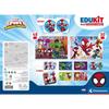 Clementoni - Edukit - Spidey - 4-in-1 Learning Set - 2 Puzzles, 1 Memory Game, 1 Set of 6 Cubes - Made In Italy - Ages 4+