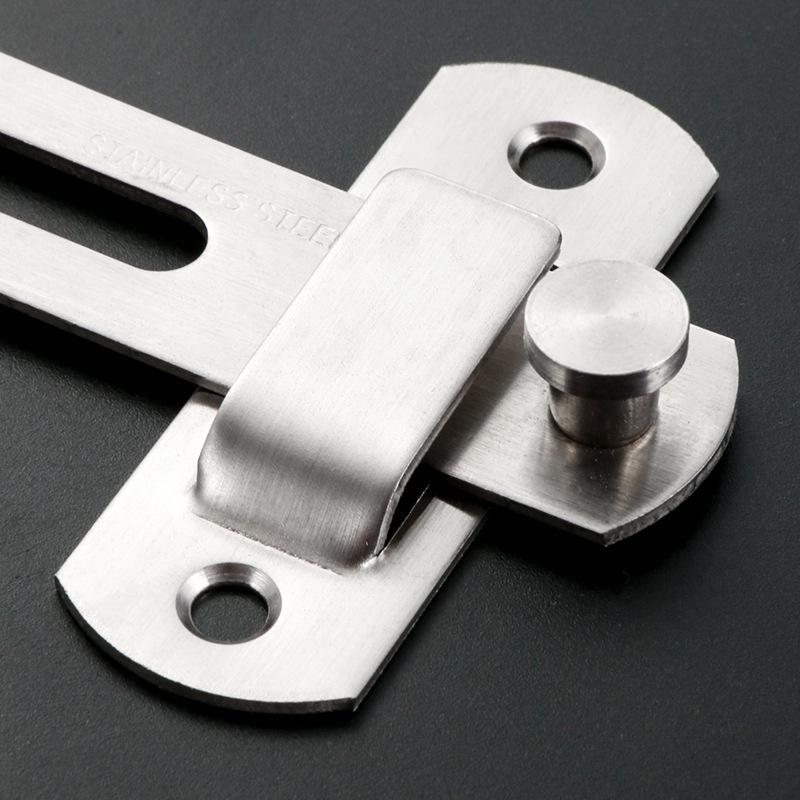 90° Stainless Steel Anti-Theft Door Latch for Barn & Pet Cage