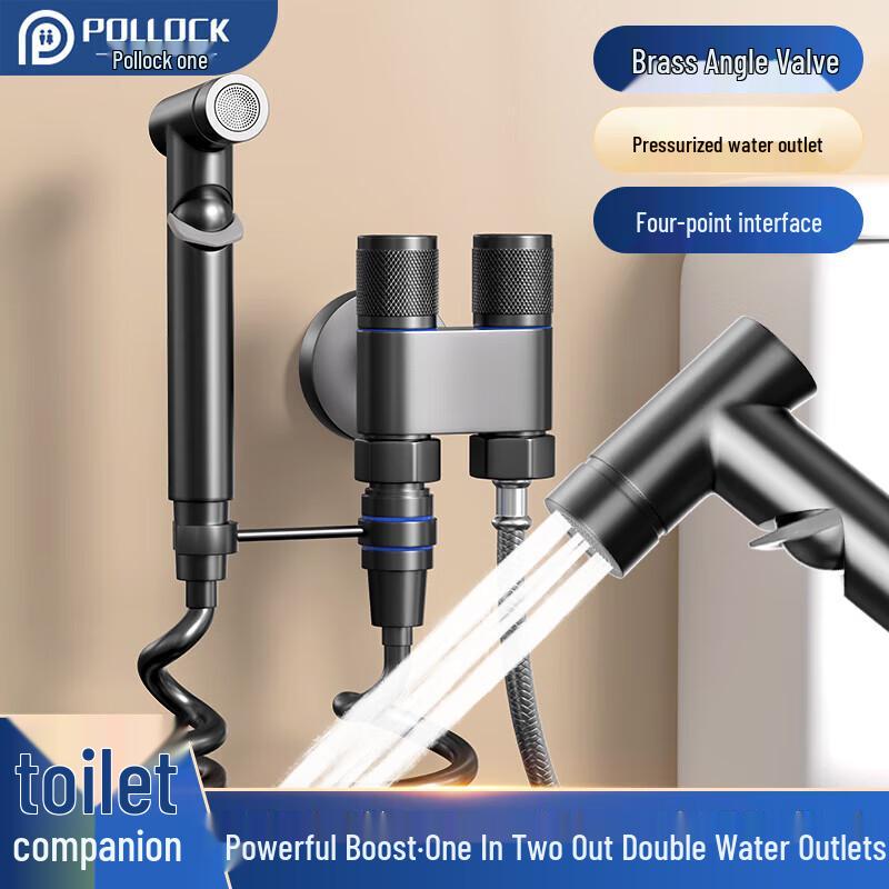 Pollock Pressurized Toilet Spray Gun Set