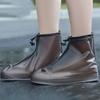 Reusable Waterproof Shoe Covers Non Slip Rain Shoe Covers Zippered Shoe Protectors with Drawstring for Men Women Outdoor