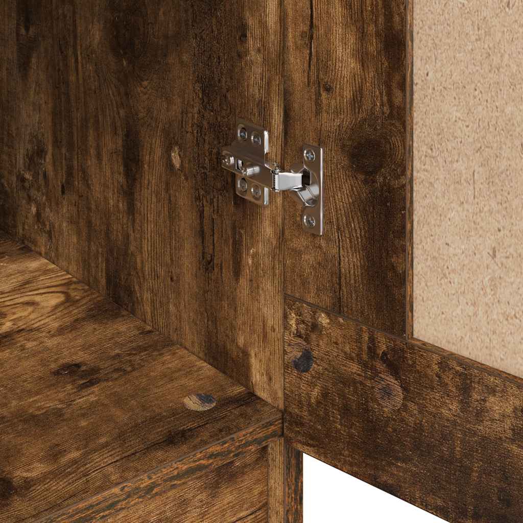 Wardrobe Smoked Oak 82.5 x 51.5 x 180 cm Engineered Wood