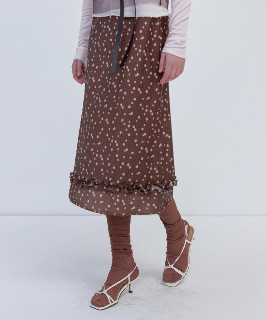 Seuleubi Petal Dots Skirt_3 Color