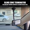 360 Degree Adjustable Car Blind Spots Mirror With Coating Rearview Mirror For Safe Driving Easy Installation