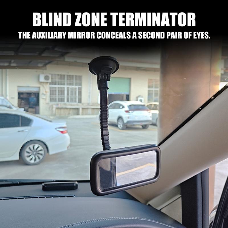 360 Degree Adjustable Car Blind Spots Mirror With Coating Rearview Mirror For Safe Driving Easy Installation