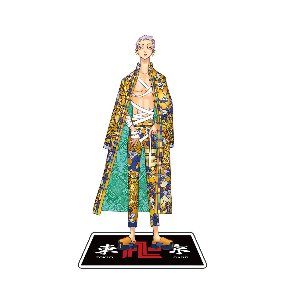 Anime Tokyo-revenge Acrylic Bracket Model Character Manjiro Sano Draken Model Desktop Ornament Standing Fan Collection Gift