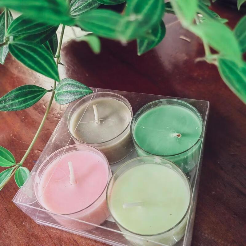 Handon Heart Lotus Ghee Lamp Smokeless Candles