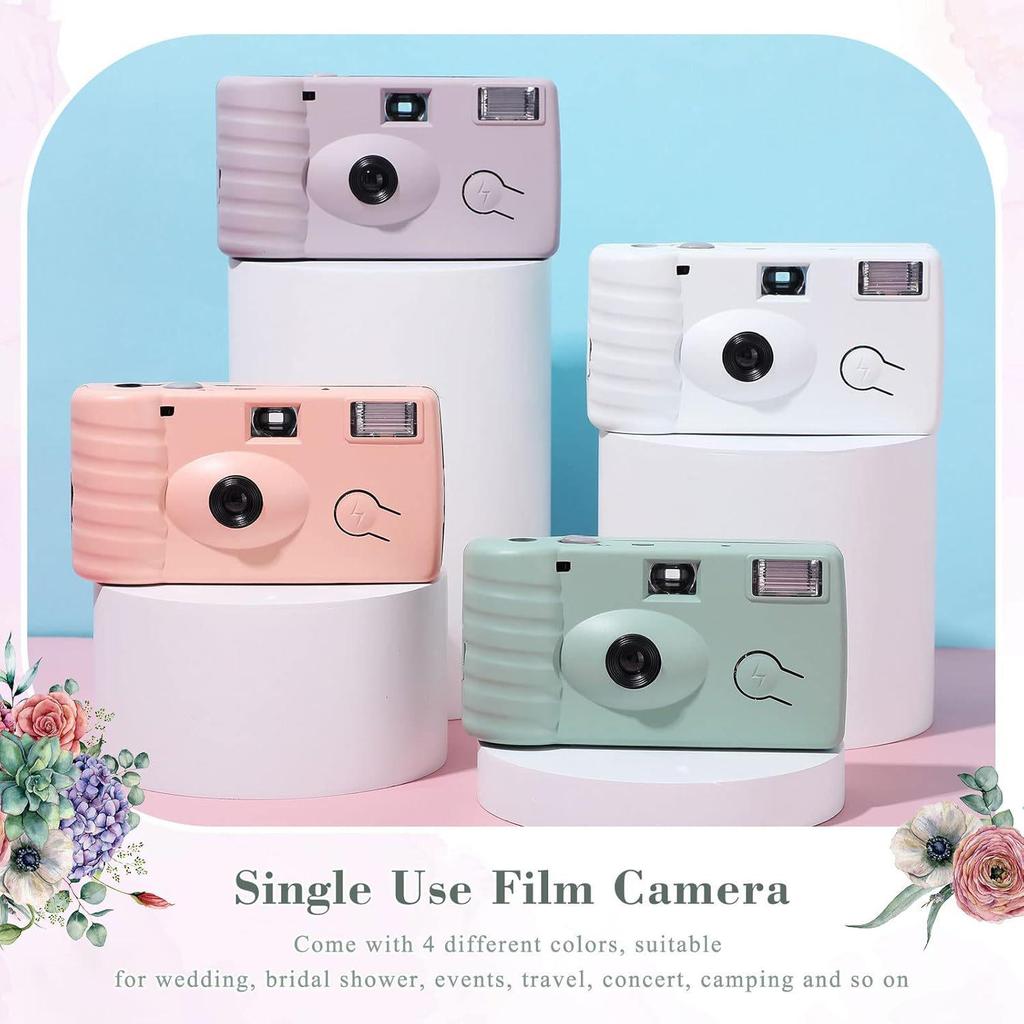 17-Pack 35mm Disposable Cameras: Capture Memories with Custom Patterns