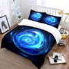 Abstract Blue Energy Sphere Decor Soft Comfortable Duvet Cover Bedding Set Included 1*Duvet Cover & 2*Pillowcases, Gift