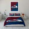 "Red 'A' Logo with Blue and White Swirl" Print Bedding Set Duvet Cover Pillowcases (1* Duvet Cover 2* Pillowcases Do Not Include Comforter)