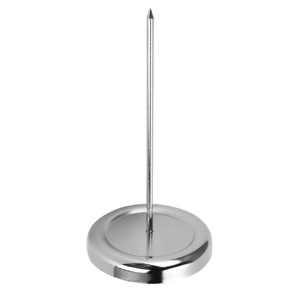 Stainless Steel Straight Rod Paper Memo Holder Check Spindle Bill Fork Receipt Invoice Stick