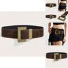 Style Rivet Leather Belt With Alloy Pin Buckle For Casual Outfits And Street Fashion