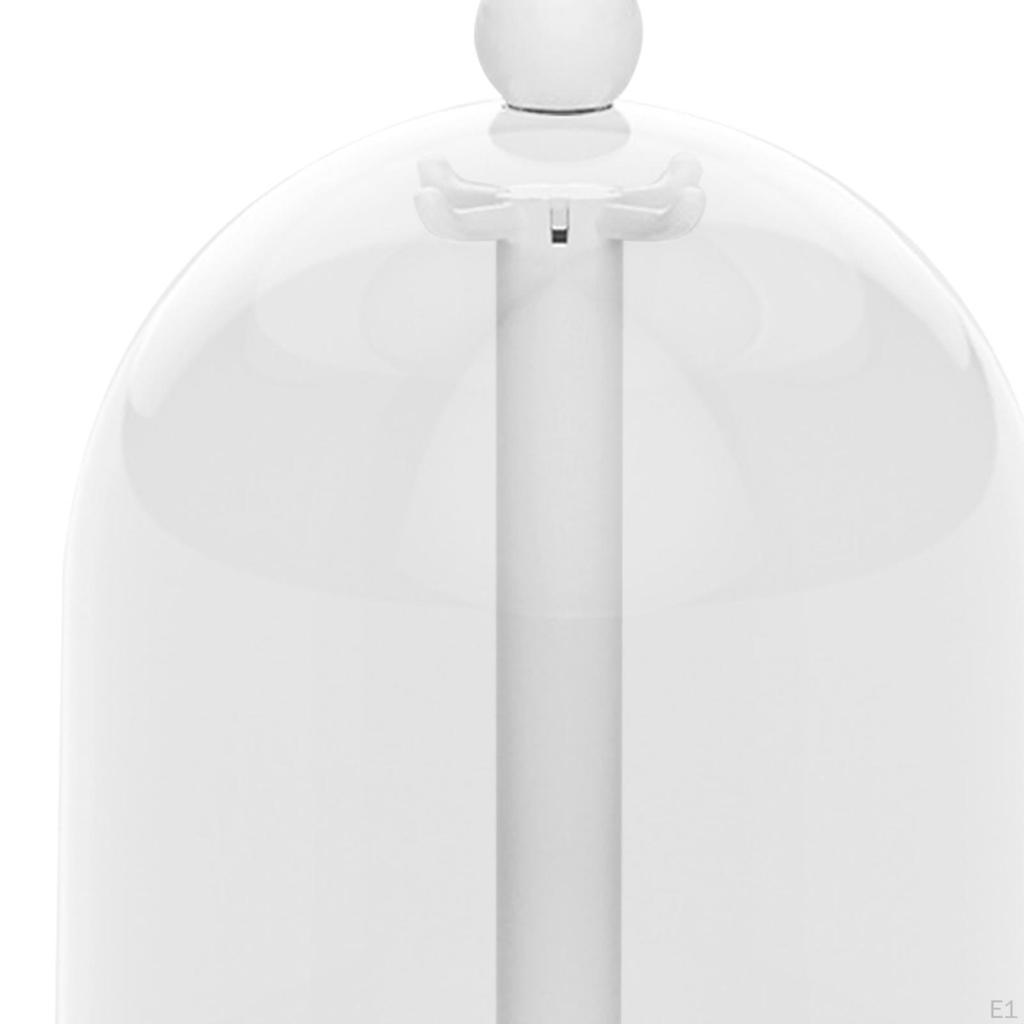 Drehbare Figurenvitrine Sammelbare Action Staubdicht Hängender Puppenständer für Schlüsselanhänger