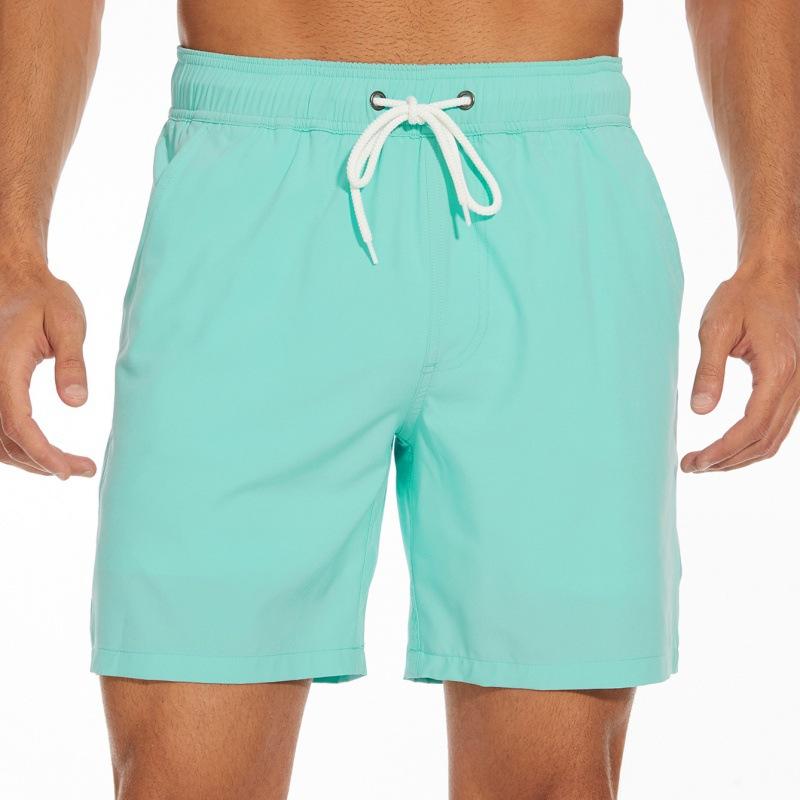 GD summer new men's shorts fashion vacation pants men's four corners milk silk lining