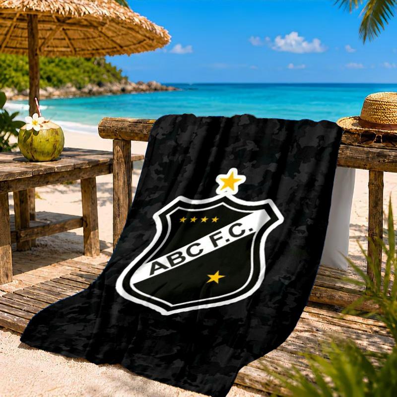 Fc Crest Design Printed Microfiber Beach Towel, Soft And Absorbent, Quick-Dry, Ideal for Summer Travel, Beach Essential, Swimming Pool