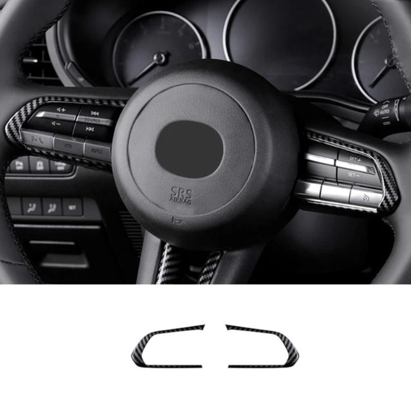For Mazda 3 Axela BP CX-30 DM cx-50 -  Steering Wheel Trim Circle Sequ Ring Cover Button Decoration Sticker