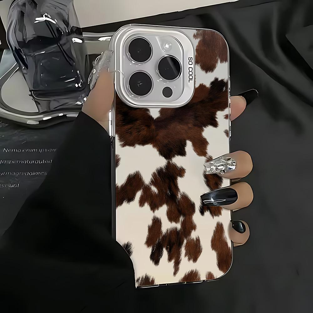 Creative Milk Cow Pattern Phone Case for Samsung Galaxy S26 S25 S24 S23 S22 S21 FE Ultra Edge Plus 4G 5G Anti Fall Matte Cover