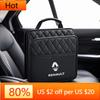 Interior Stickers Car Sticker Car Backseat Organizer Leather Interior Storage Bag For Renault Megane 2 3 Clio Scenic Duster Kapt