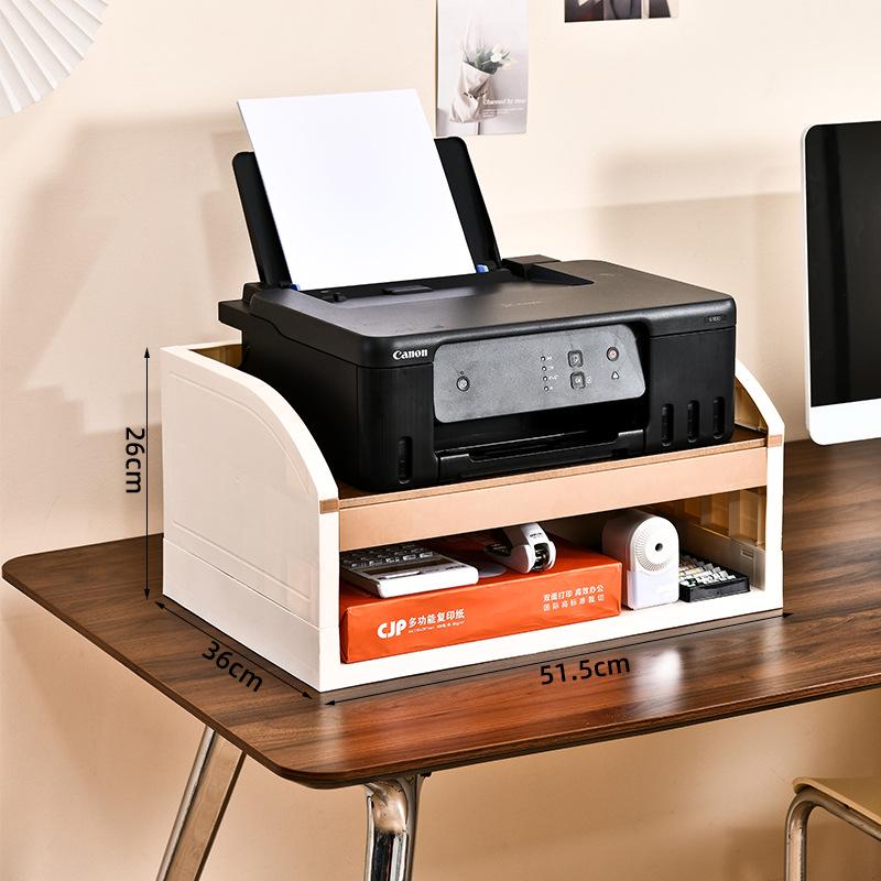 Printer Stand: Multi-Layer Floor Cabinet for Office and Home Use