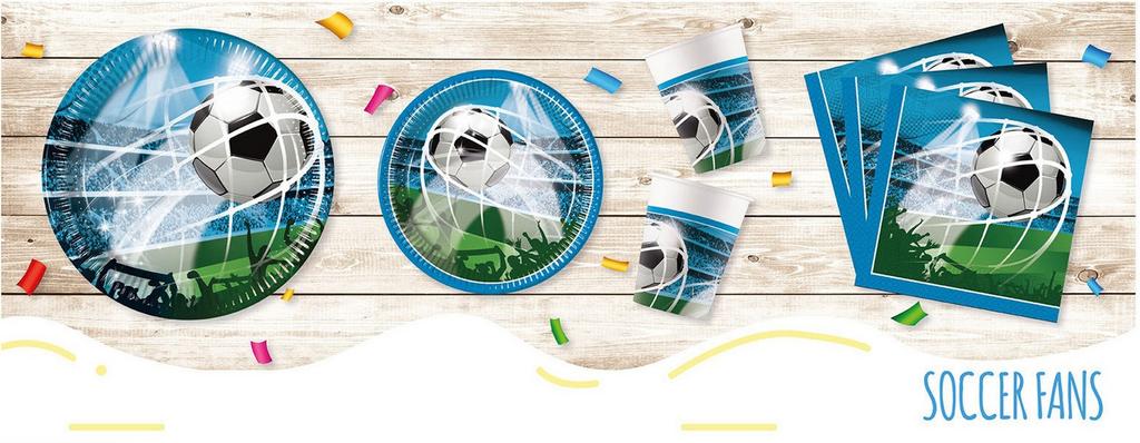 Balloons Football Soccer Birthday 8pcs.