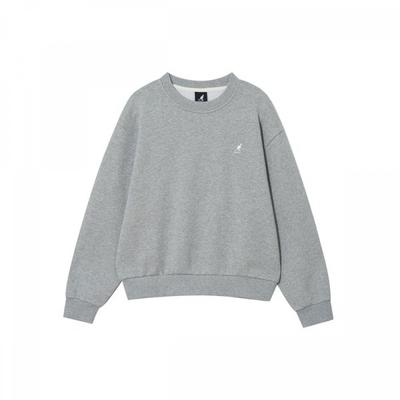 Women Sweatshirt Melange Gray 1813