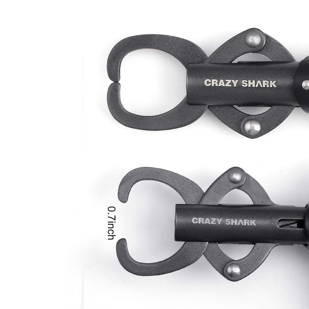 CRAZY SHARK Fish Fish Fish Lightweight Fish Stainless Portable Grip, Catcher, Grabber, Gripper, Steel, Multi-Function Tool,