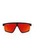 Sunglasses Alpha Matte [D. Franklin] Black/Red DFSU901001-RED
