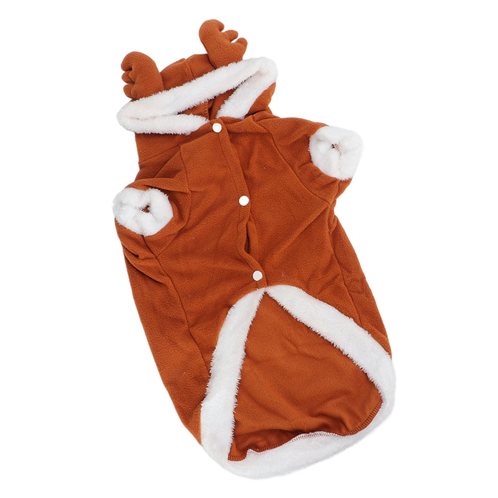 

Pet Winter Clothes Cute Stylish Elk Design Autumn Winter Thickened Dog Hoodie Warm Coat for Medium Large Dogs Pets 5XL 5XL