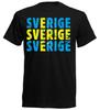 T Shirt Cotton Unisex Short Sleeve Hot Summer Sale Tshirt Schweden Sverige Footballer Fashion Classic
