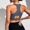 Women's High-Impact Sports Bra - Shockproof Yoga & Running Vest with Stylish Back Design