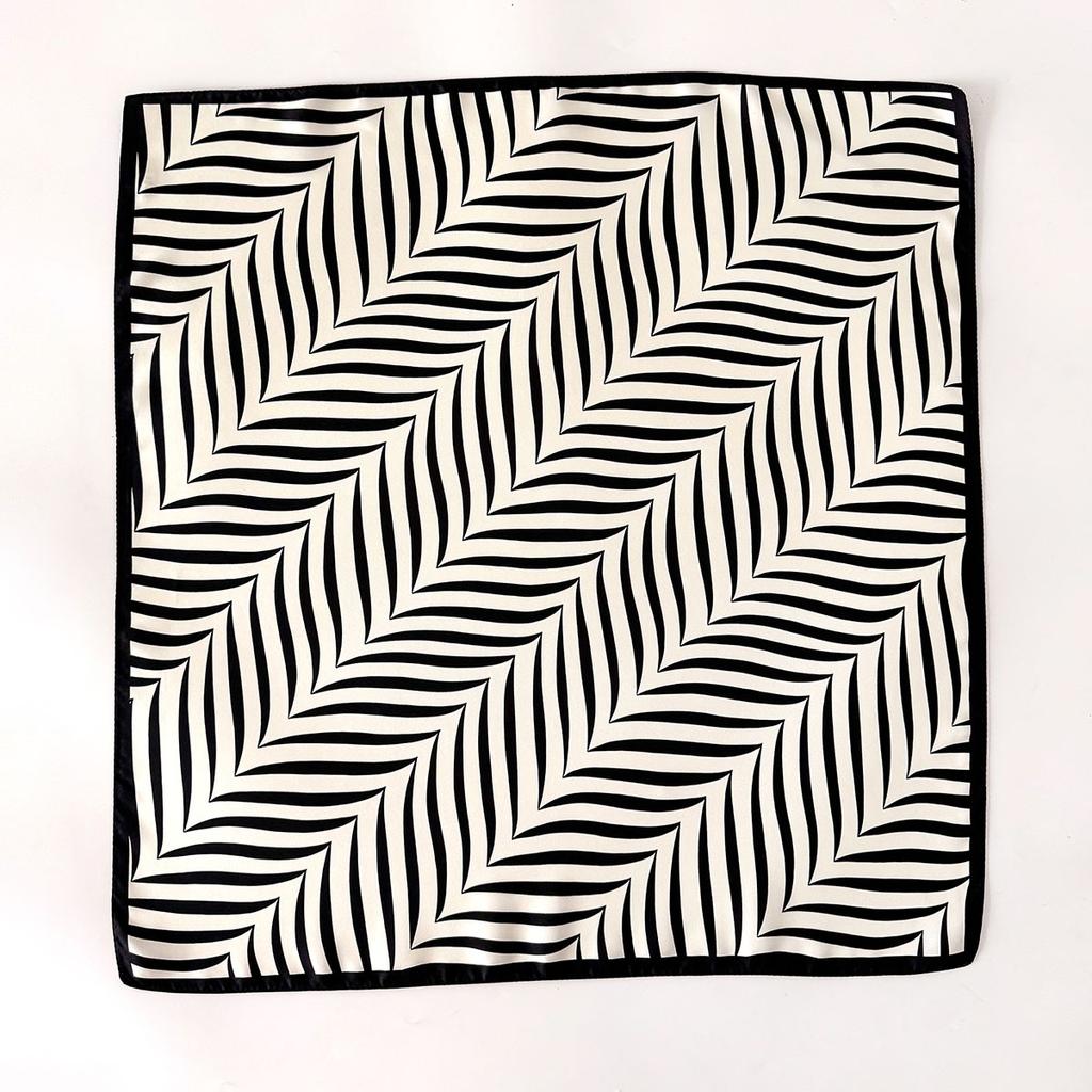 14 Momme 100% Natural Twill Silk Scarf for Women 65cm Neck Tie Double Side Shawl High Quality Square Lady Hijab Bandana Scarves