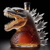Whiskey Glass Decanter Unique Design Handcrafted Glass Liquor Dispenser for Bourbon Elegant Home Bar Decoration Whiskey Lover Gift Idea