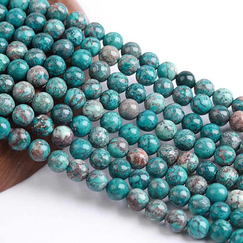 6/8/10mm Emperor Stone Beads For Jewelry Making Loose Spacer Round Imperial Beads DIY Bracelet Necklace Jewelry Charms Crafts