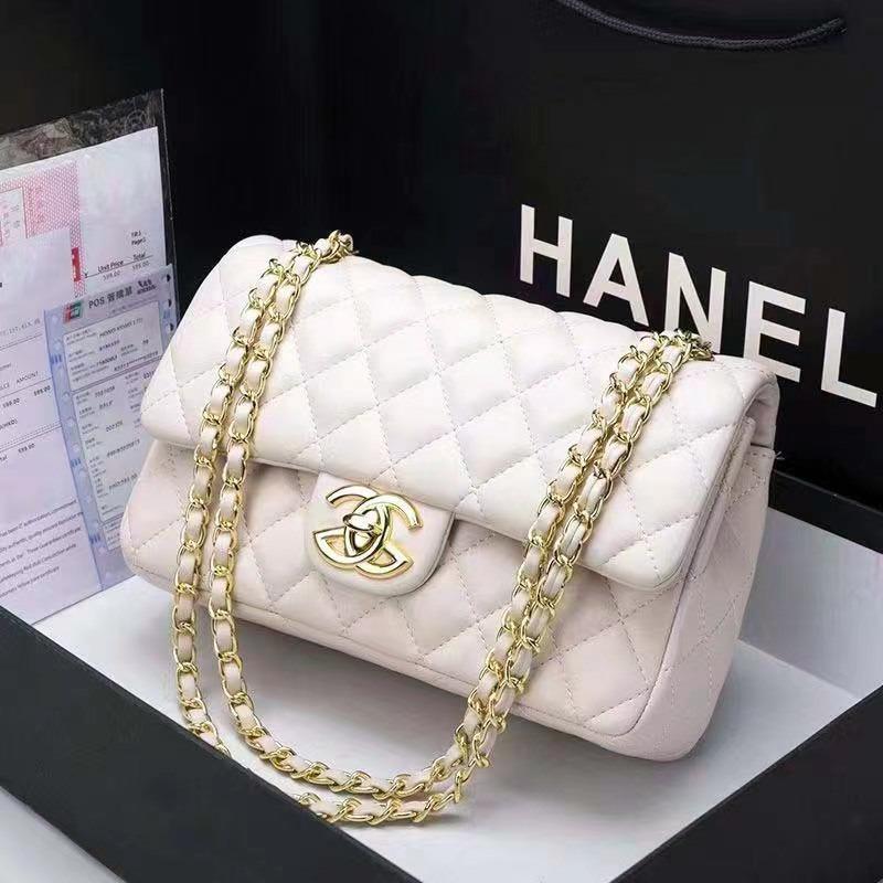 Leather Rhombus Women's Bag New Shoulder Armpit Bag Fashion Chain Bag Messenger Bag Bag