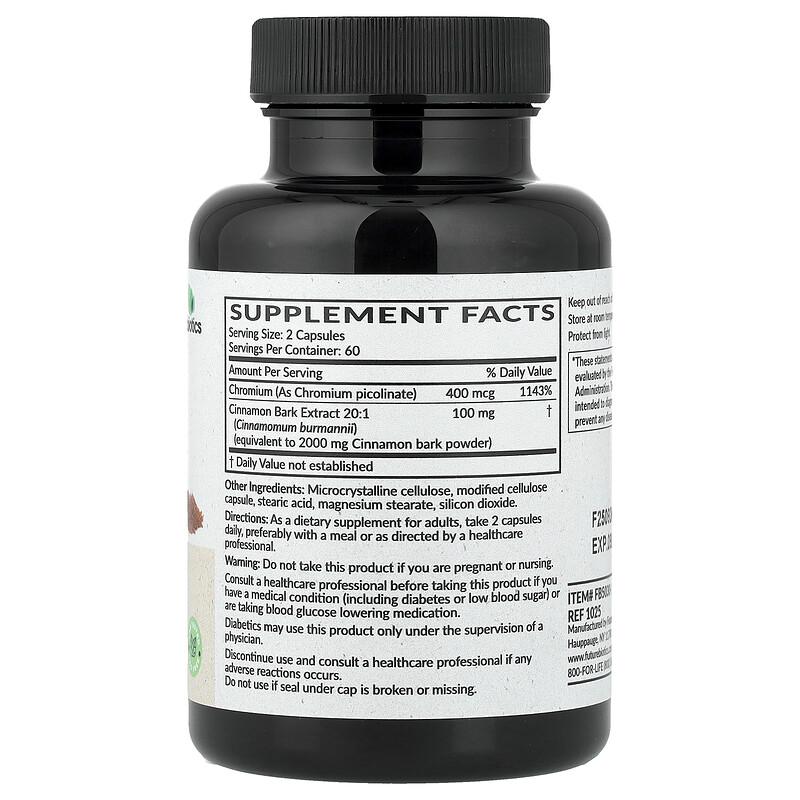 Cinnamon Plus Chromium Picolinate, 120 Vegetarian Capsules