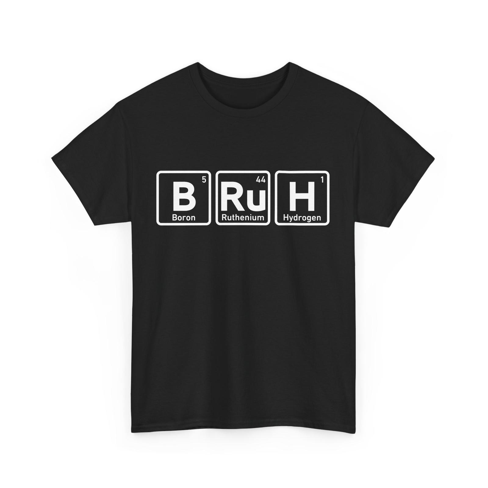 Футболка Bruh, Периодическая таблица Bruh Мем, Смешная футболка Bruh для любителей мемов, Мужская футболка Брат S