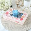 Small Round Glass Cup Candlestick Candlestick Removes The Flavor Valentine's Day Expression Romantic Candlelight Dinner Aromatic Candle