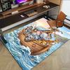 1PC Boat Animals Non-Slip Floor Carpet Compatible for Office&Living Room&Bedroom&Dining Room - Soft & Pattern, Vibrant Colors-H0345