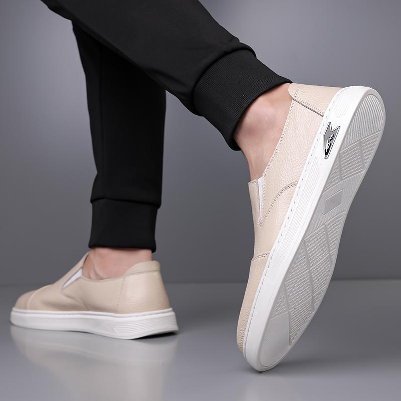 Men'S Genuine Cow Leather Shoes Business Casual Shoes Social Shoe Male Formal Shoes Official Cowhide Footwear Clothing Office