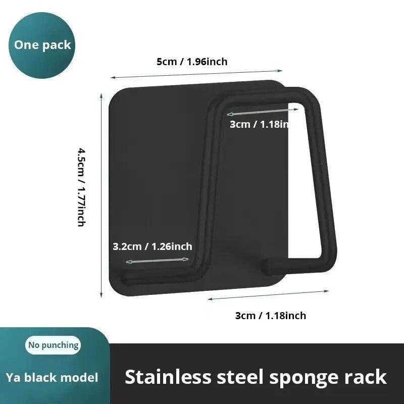 1PC Steel Sponge Drain Rack Kitchen Sink Stainless Steel Sink Drain Rack Rag Steel Ball Sink Cover  Kitchen Storage Supplies